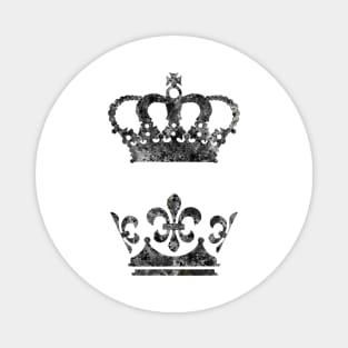 King and Queen Crown Magnet